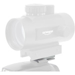 You can mount an LED finder on your camera using the hotshoe. You’ll have your object in your field of view in no time.