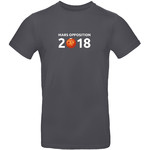 Omegon T-Shirt Mars en opposition 2018 - Taille 3XL gris