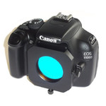 TS Optics Adaptador para cámaras Canon EOS T2 adapter with filter drawer