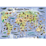 Planet Poster Editions Poster Bedrohte Tiere