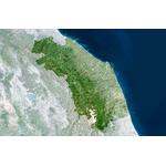 Planet Observer Regional-Karte Region Marche
