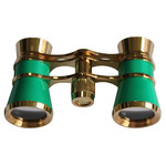 Levenhuk Opera glasses Broadway 3x25 green with chain and LED light