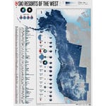 Carte régionale Marmota Maps Ski Resorts of the West