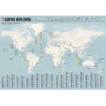 Marmota Maps Mappa del Mondo Weltkarte Surfing Worldwide (Englisch)