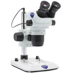 Optika Microscópio stereo zoom  SZO-3, bino, 6.7-45x, Säulenstativ, Auf-, Durchlicht
