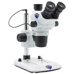 Optika Microscópio stereo zoom  SZO-4, trino, 6.7-45x, Säulenstativ, Auf-, Durchlicht