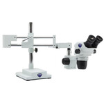 Optika Microscopio stereo zoom SZO-9, bino, 6.7-45x, überhängend, 2-Arm, ohne Beleuchtung