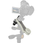 Die MiniTrack-Montierung: Hier ein Beispiel mit Stativ,  Kugelkopf und einer Spiegelreflex-Kamera