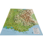 3Dmap 3D Karte Les Alpes Françaises et ses massifs alpins