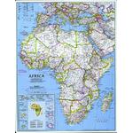 National Geographic Continent map Africa, politically