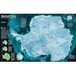 National Geographic Regional-Karte Antarktis