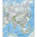 National Geographic Mappa Continentale Asia politica