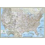 National Geographic Mappa Carta degli USA politica