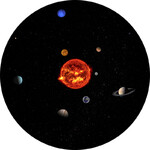 Redmark Diapositiva per planetari Bresser e NG con il Sistema Solare
