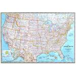 National Geographic Landkarte USA Karte politisch, groß laminiert