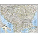 National Geographic Regional map the Balkans
