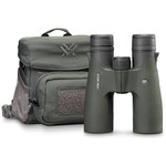 The binoculars come supplied with a carrying case.