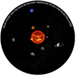 Omegon Dia für das Star Theater Pro mit Motiv Sonnensystem