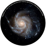 Omegon Wkładka do planetarium domowego Star Theater Pro z obrazem galaktyki M101