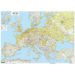 freytag & berndt Kontinent-Karte Europa physisch mit Metallleisten