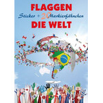 freytag & berndt Sticker Flaggen - Die Welt