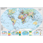 Stiefel Landkarte Schreibunterlage Deutschland und Europa in der Welt
