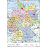 Stiefel Landkarte Schreibunterlage Deutschland politisch/physisch