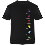 Stiefel T-Shirt Kontinente der Welt XXL