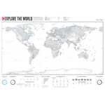 Marmota Maps Mappa del Mondo Explore the World 200x140cm