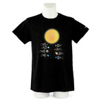 Omegon T-Shirt Camiseta de información sobre los planetas de en talla 2XL