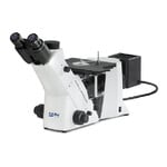 Kern Microscopio OLM 171, invers, MET, POL, trino, Inf planchrom, 50x-500x, Auflicht, HAL, 50W