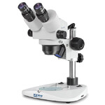 Kern Microscopio stereo zoom OZL 451, Greenough, Säule, bino, 0,75-5,0x, 10x/23, 10W Hal