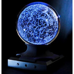 Sphere with optional LED base plate and stand