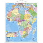 Stiefel Continentkaart Afrika politisch mit PLZ