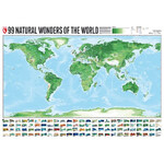 Marmota Maps Harta lumii 99 Natural Wonders (140x100)