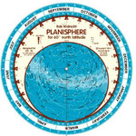 Rob Walrecht Harta cerului Planisphere 60°N 25cm