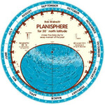 Rob Walrecht Harta cerului Planisphere 30°N 25cm