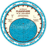 Rob Walrecht Carta Stellare Planisphere 40°S 25cm
