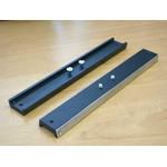 APM Placa tipo cauda de andorinha de 300mm com proteção de aço inoxidável