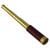 Omegon 12x30 brass pocket telescope with storage box made of wood
