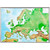 Georelief Europa groß, 3D Reliefkarte mit Alu-Rahmen