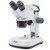 Optika Microscopio stereo 10x, 20x, 40x, asta dentata, testa ruotabile, SFX-91