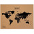Miss Wood Mappa del Mondo Woody Map Natural Cork XL black