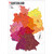 Marmota Maps Mappa Deutschland politisch (70x100)