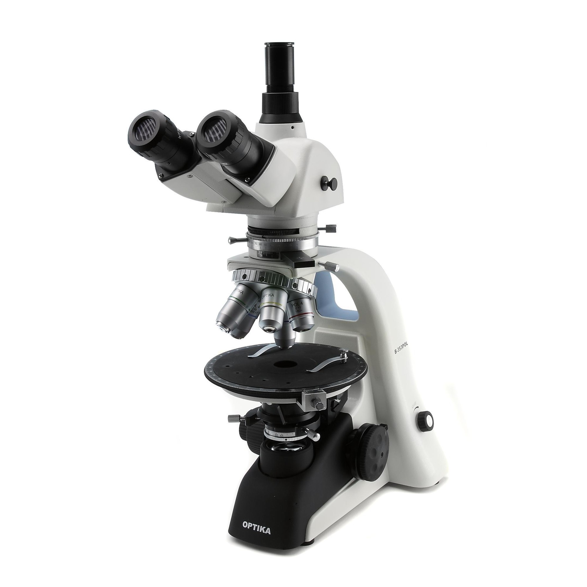 Optika Microscope B-353POL, trinocular, polarisation, ERGO head, X-LED