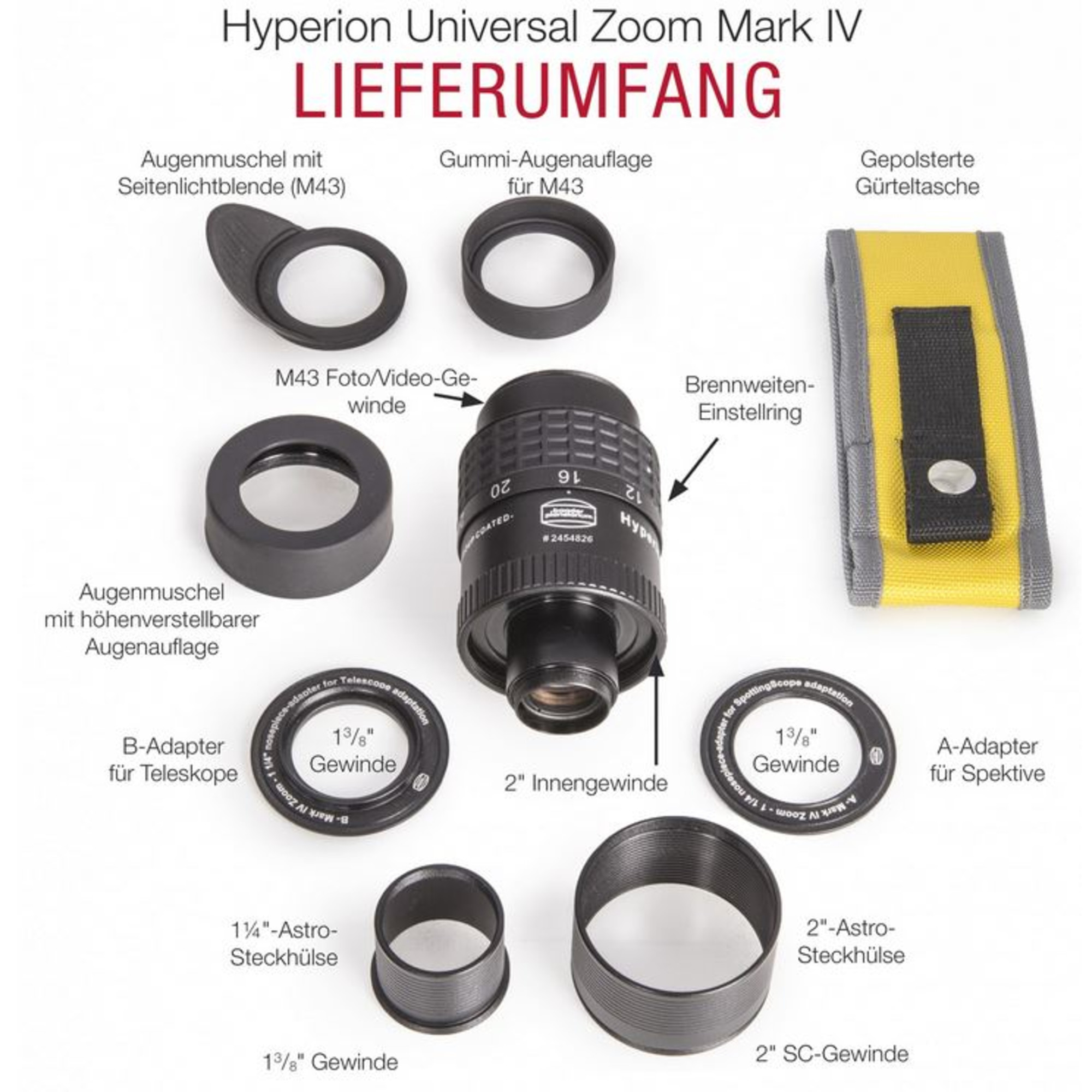 Baader Oculaire zoom Hyperion Universal Mark IV 8-24 mm 2\