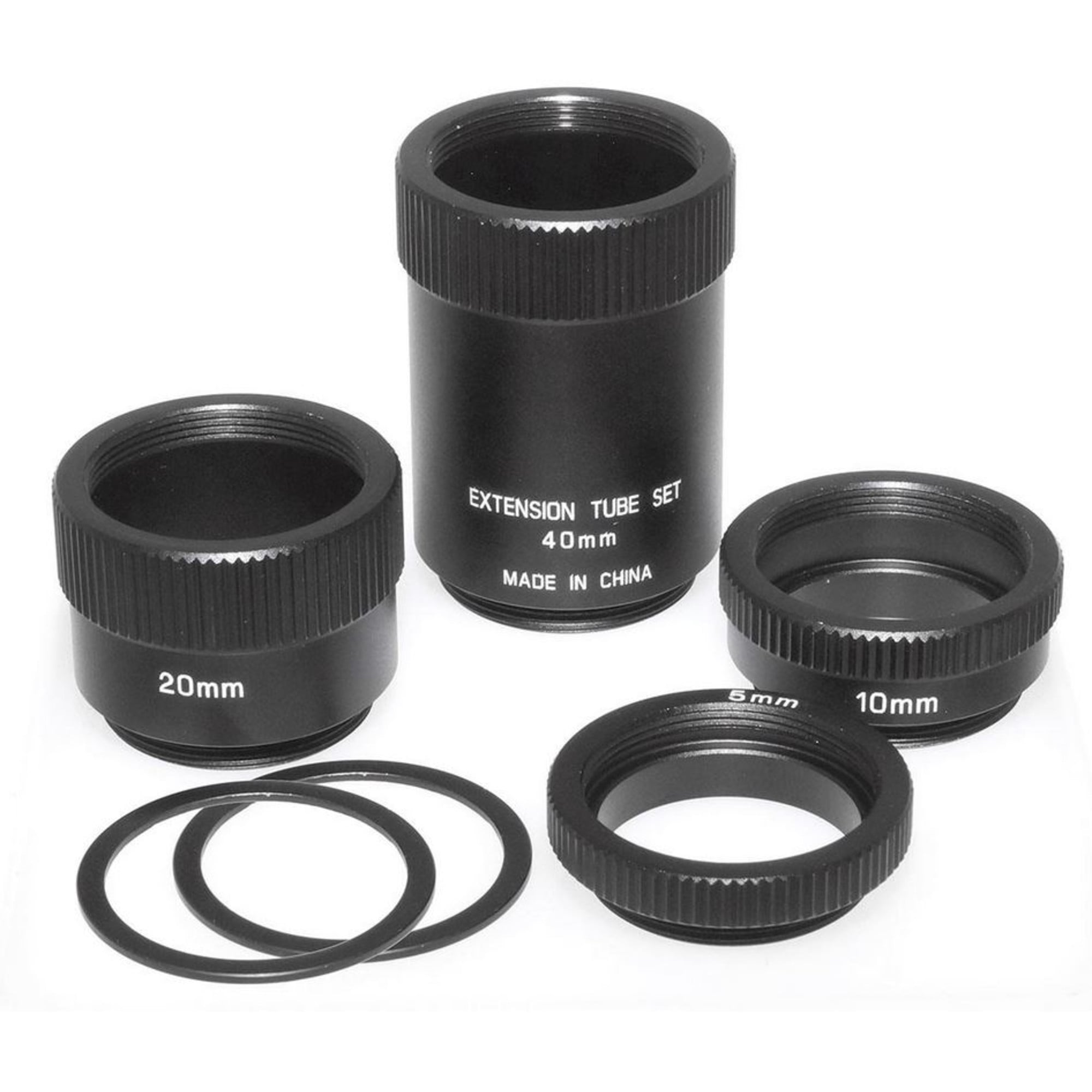 TS Optics Extension Tubes for Cmount lenses, sixpiece
