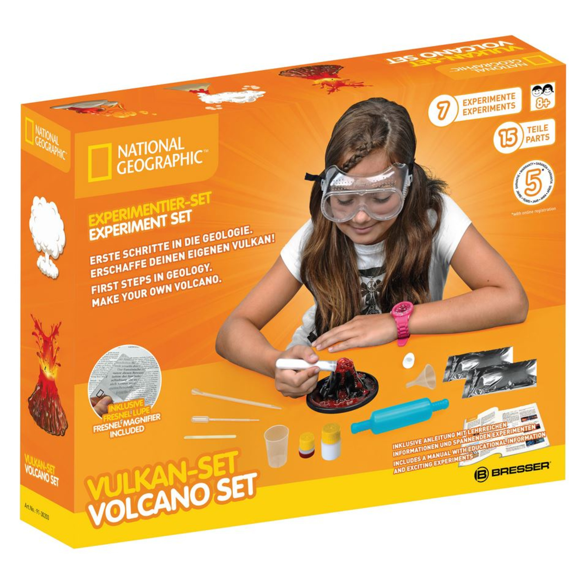 National Geographic Experimentierkasten Geologie Vulkan