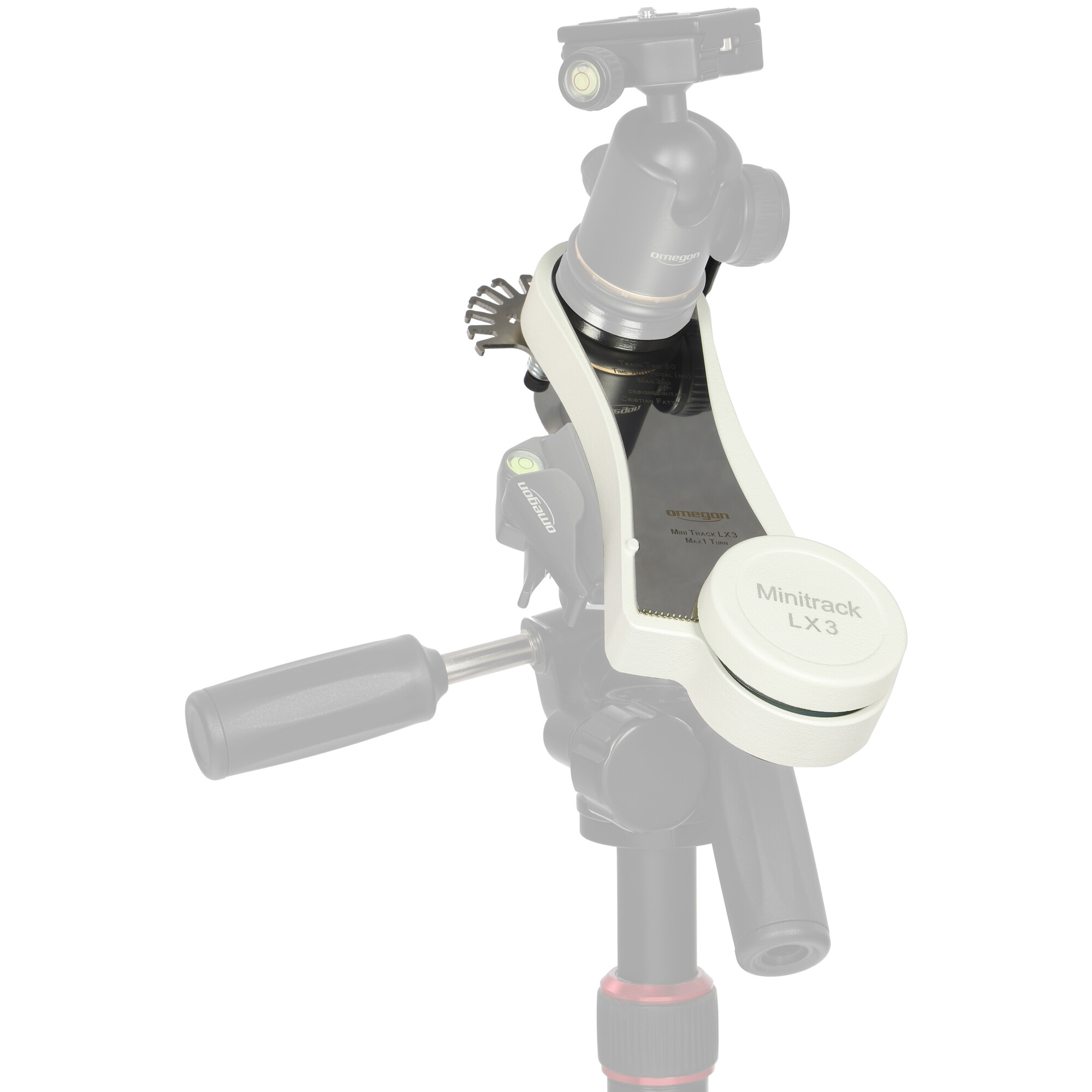 Montatura Mini Track LX3 Per Astrofotografia – Con Testa Treppiede OM8, Inseguimento Meccanico Senza Batterie, Carico 3 Kg, Cercatore Polare Ottico, Per Grandangolari E Teleobiettivi