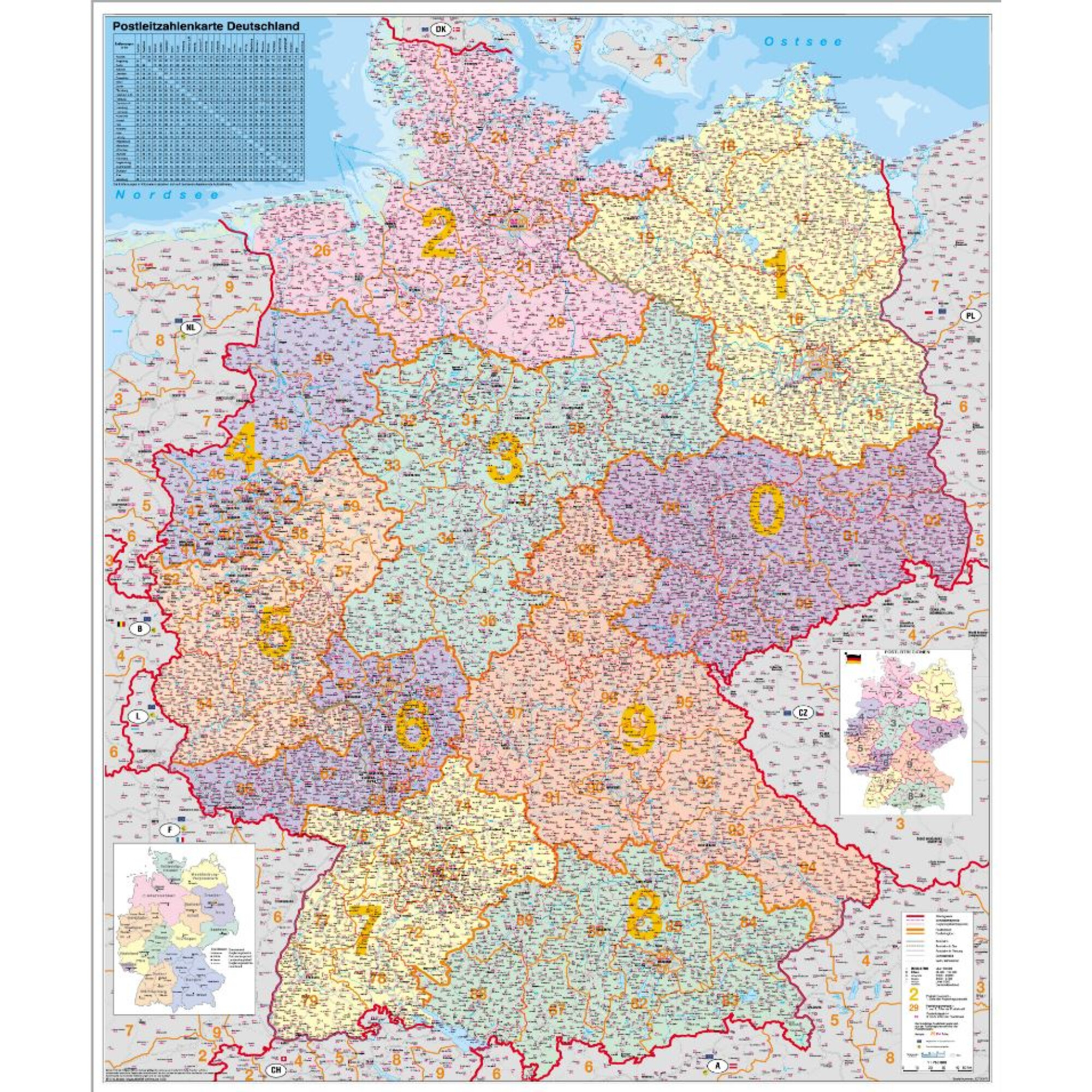 stiefel-postal-code-map-all-german-country